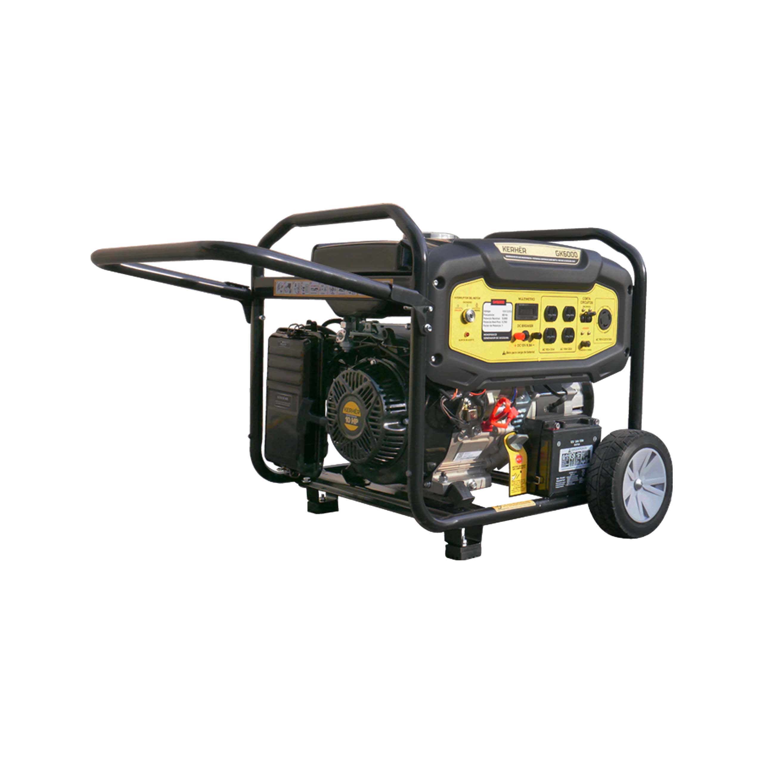 Generador de luz kerher gk6000 5000w c/ukura 10 hp